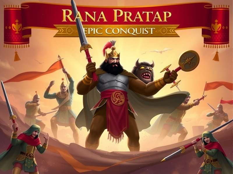 Rana Pratap Epic Conquest Game Banner